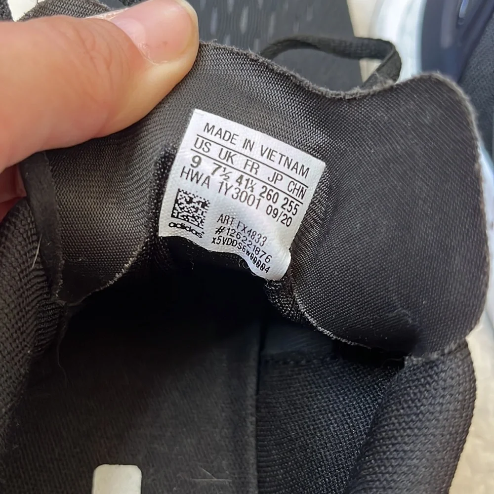 Black Adidas Boost Sneakers